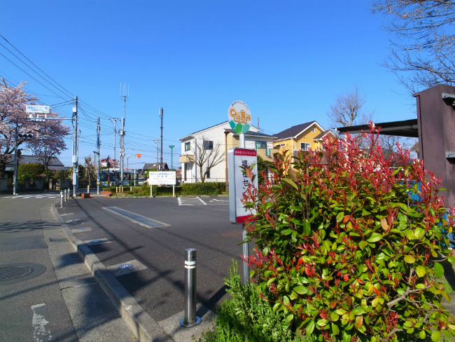 福祉センターの停留所（改正前に撮影）