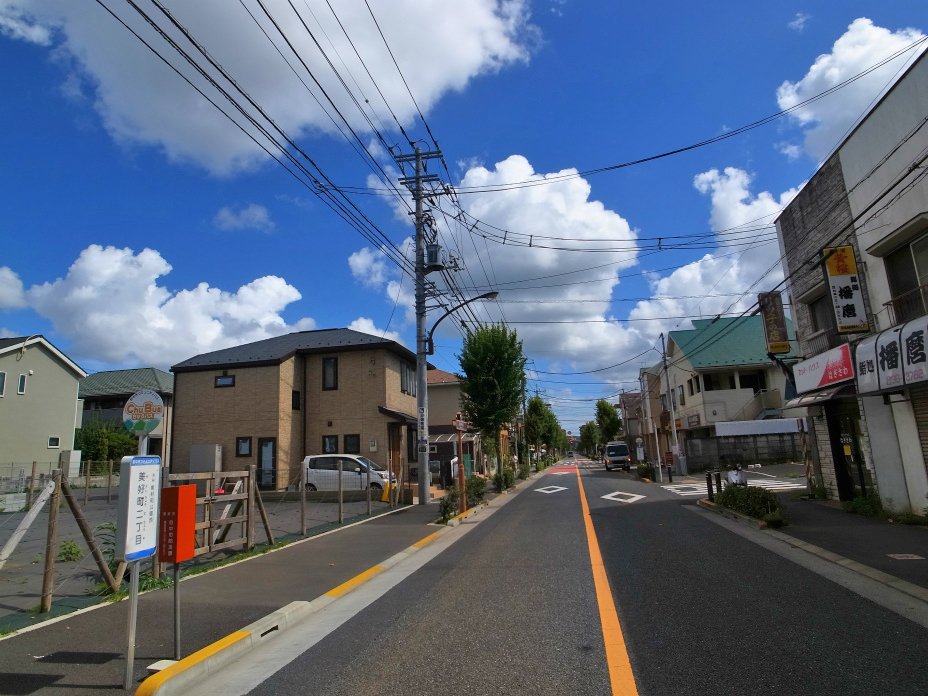 美好町二丁目の停留所（上り）