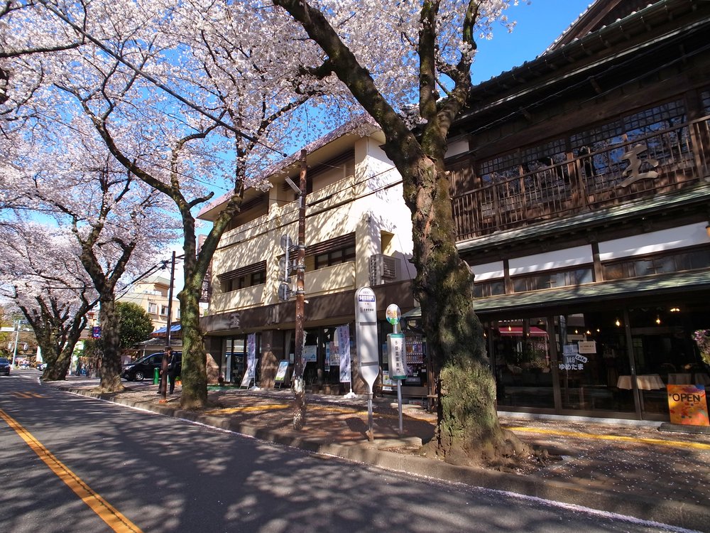 多磨霊園表門の停留所（多磨霊園駅行き）