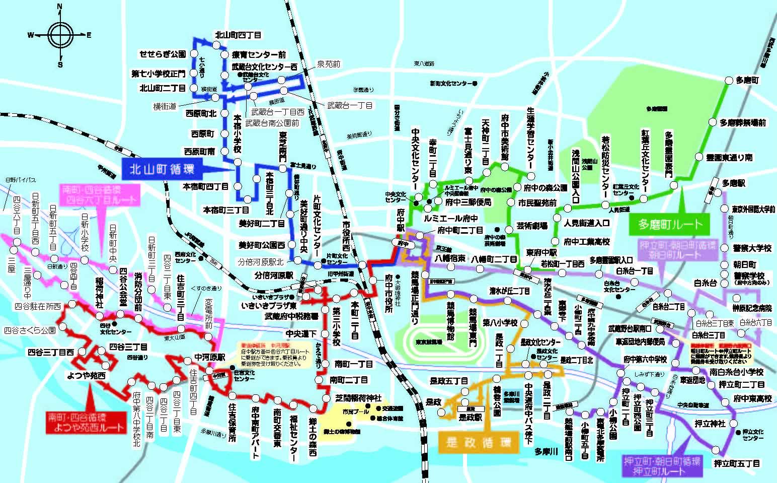 京王 バス 路線 図