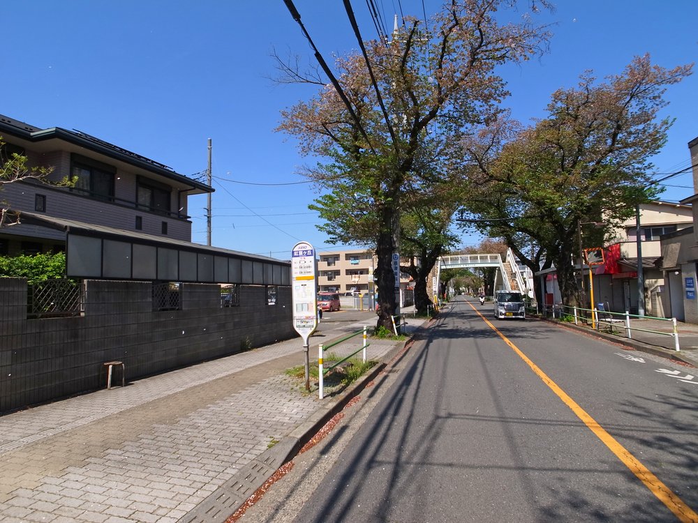 紅葉ヶ丘の停留所（武蔵小金井駅南口行き）